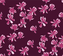 floral abstract seamless print in high resolution(ready to print)