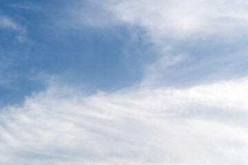 blue sky and white clouds