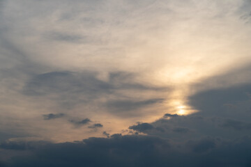 clouds and sun