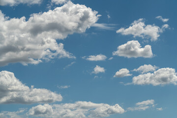 blue sky and white clouds