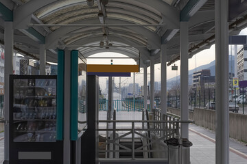 subway station photo.