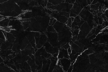 Black marble natural pattern for background
