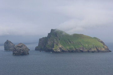 Naklejka premium UNESCO Naturerbe Vogelinsel BORERAY, St. Kilda, Schottland