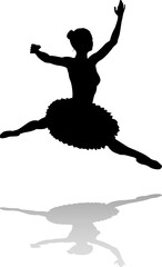 Ballet Dancer Silhouette © Christos Georghiou