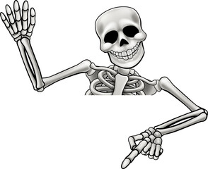 Skeleton Pointing and Waving