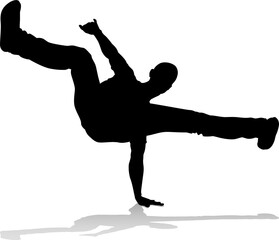 Street Dance Dancer Silhouette