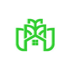 Home Logo Template. Vector illustrator