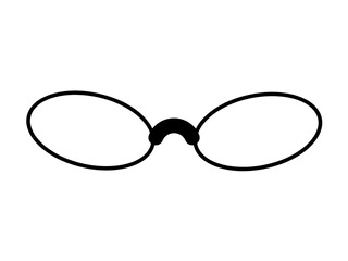 Fototapeta premium glasses isolated on white