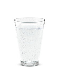 グラス 炭酸水 飲み物 イラスト リアル 