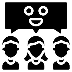 Happy Group Feedback Icon