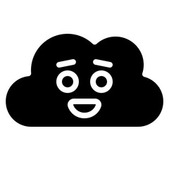Happy Cloud Icon