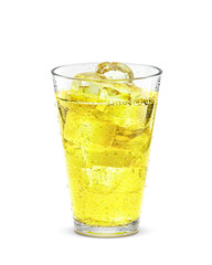 グラス エナジードリンク 飲み物 氷 イラスト リアル