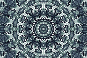 Background abstract mandala vintage indian textile ethnic seamless pattern ornamental arabesque surface design