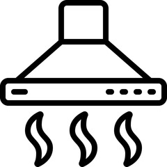 Cooker Hood Icon