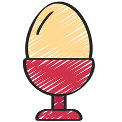 Fototapeta premium Egg Cup Icon