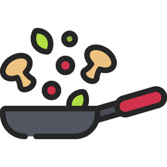 Healthy Frying Pan Icon