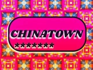 illustration of Chinatown card