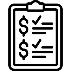 Financial Checklist Icon