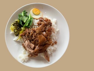 fried pork with rice