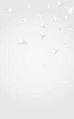 Obraz premium Transparent Triangle Graphic Vector Gray