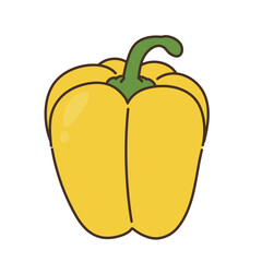 野菜のイラスト　農産物　食べ物　食材　食品　パプリカ