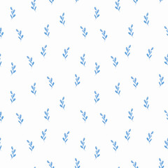 Floral seamless pattern on a white background