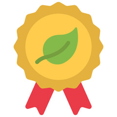 Sustainable Award Ribbon Icon