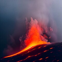 Vulcano Eruption