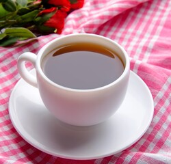 Cup of tea in catering concept