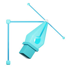 3d icon Pen Tool