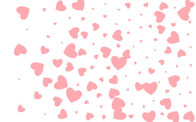 Red Heart Vector White Backgound. Valentine