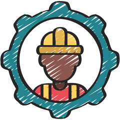 Labour Management Icon