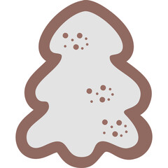 Gingerbread. Christmas tree.