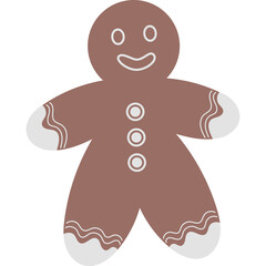 Gingerbread. Gingerbread man. Christmas traditional cookies