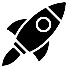 Launch Business Rocket Icon