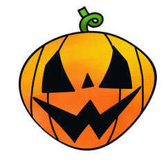 The halloween pumpkin for holiday concept