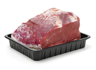  Fresh beef cut isolated on white background 