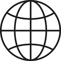 Globe flat icon 