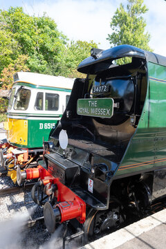 The Royal Wessex Train At Swanage Railway Station