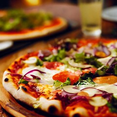 Essen angerichtet auf einem Teller