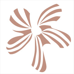 flower childish botanical hand drawn vector element