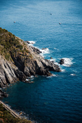 sea and rocks Cinque Terre