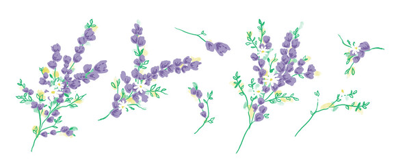 floral print editable elements (make your own print)