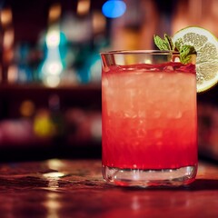 Cocktail in einer Bar