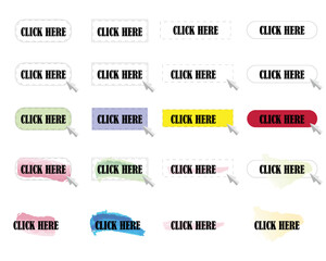 Fototapeta premium click here button collection