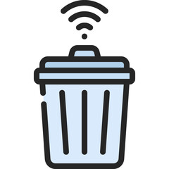 Smart Waste Bin Icon