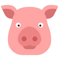 Obraz na płótnie Canvas Pig Icon