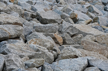 Beautiful stone background, texture, wall, pebbles and stones.