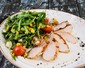 meat with vegetables