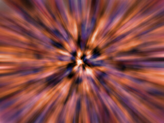 Obraz premium multicolored zoom motion background for Halloween concept.